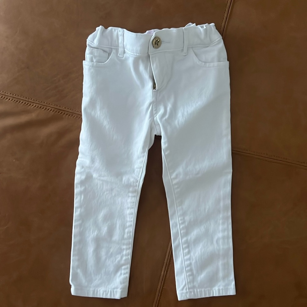 Lilly Pulitzer toddler girls white pants
